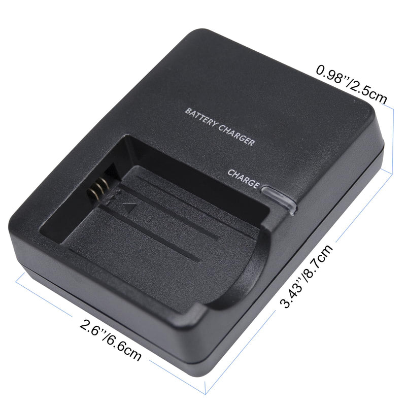 LP-E5 Quick Charger for Canon Battery: LCE5 LC-E5C LC-E5E EOS Compatible Rebel XS XSi T1i EOS 450D 500D 1000D DSLR Kiss X2 Kiss X3 Kiss F Digital SLR Camera（black）
