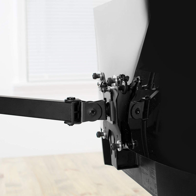 VIVO 2 Quick Attach VESA Adapters Designed for Dell Monitors S2218, S2318, S2319, S2418, S2419H, S2718, S2719, SE2419H, and More with Dual Monitor Desk Mount for 13 to 27 inch Screens
