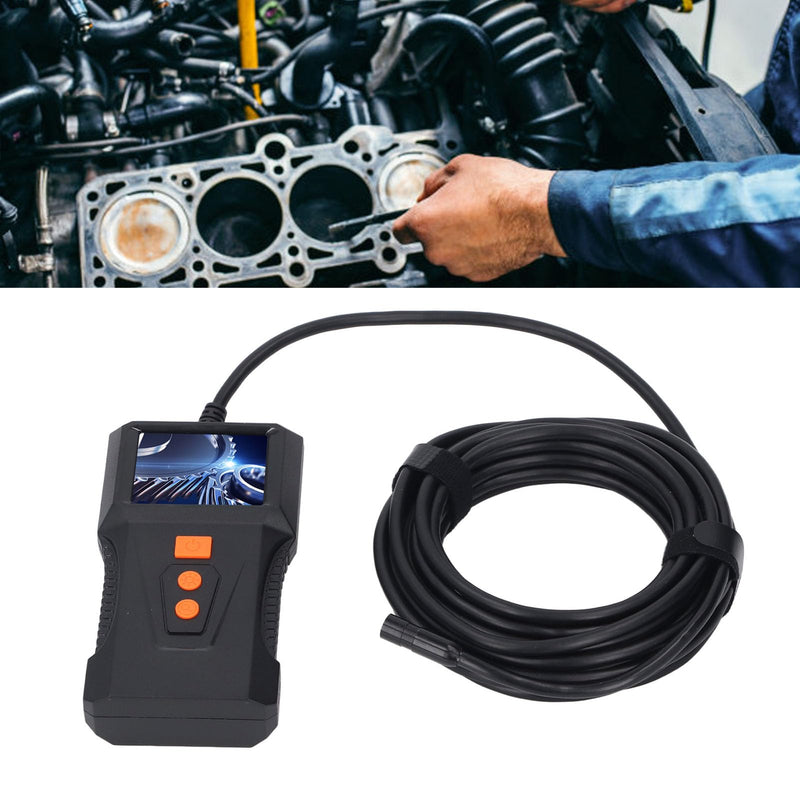 1080p Endoscope Camera with Light, IP67 Waterproof Dual Lens Endoscope Camera, 1080P HD Industrial Inspection Camera, with 8 Adjustable LEDs, 180° Rotatable Tube Camera, for Automotive, Gadgets for