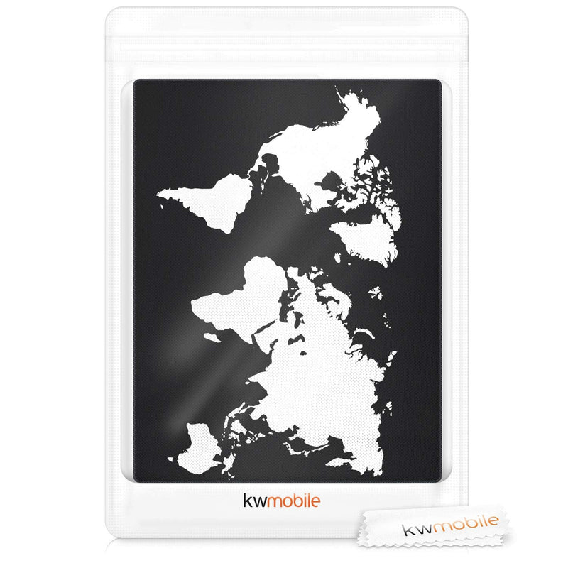 kwmobile Cover Compatible with HP OfficeJet Pro 6000series - Durable and Resistant Printer Dust Cover - Travel Outline White/Black Travel Outline 02-01