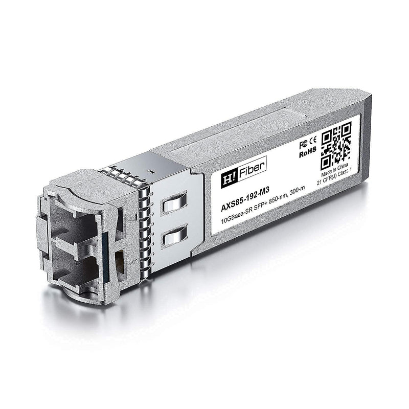 2 Pack of 10G SFP+ SR Transceiver with 1 Meter OM3 LC Fiber Patch Cable, SFP+ to LC Multimode Module Compatible for Ubiquiti UF-MM-10G