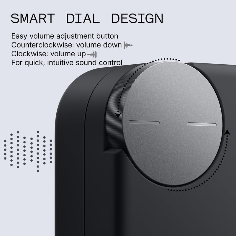 CMF Buds Pro 2 Wireless Earbuds with Smart Dial, 50dB Hybrid Noise Cancelling Earbuds Wireless Bluetooth 5.3, 11mm Bass with LDAC, 6 Hi-Res Audio Mics, 43H Playtime, Fast Charging Case, Dark Grey Modern
