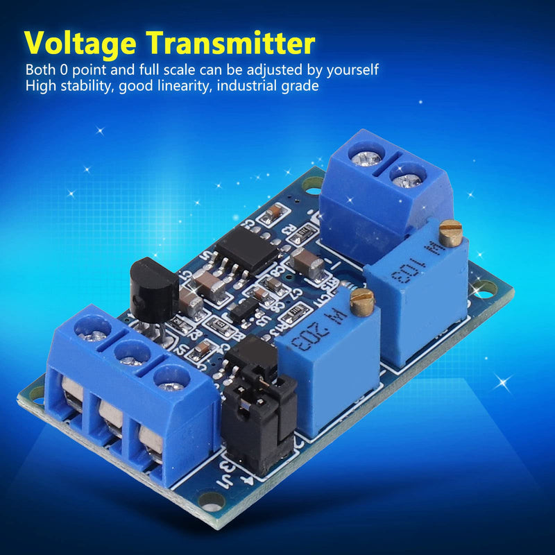 Eujgoov Current Voltage Converter Module 0/4-20mA Signal Conversion Board 0-3.3V/5V/10V Voltage Transmitter