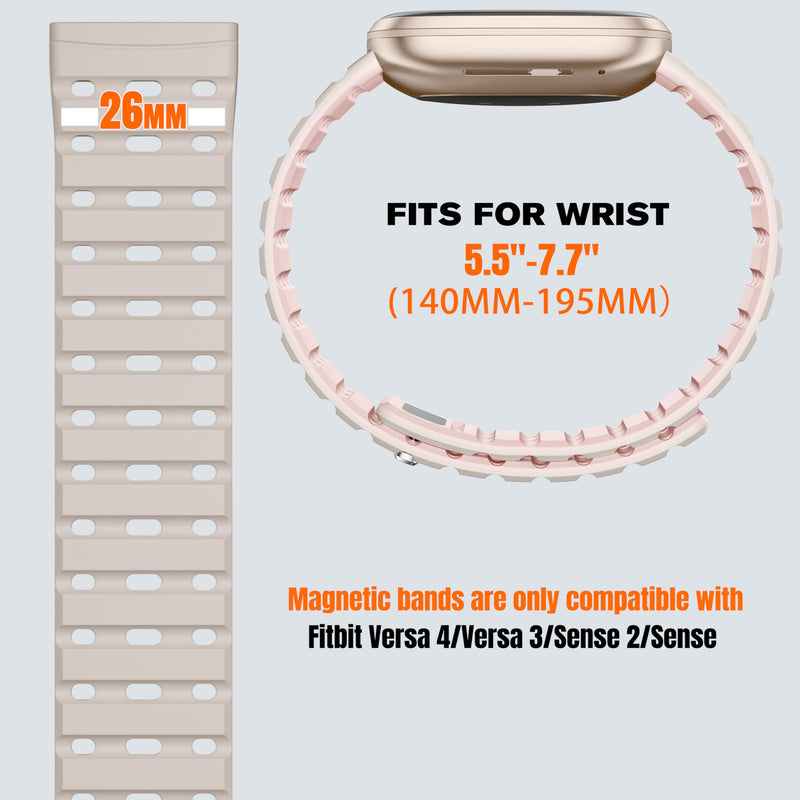 Bandletic Nylon Band and Magnetic Strap Compatible with Versa 4/3