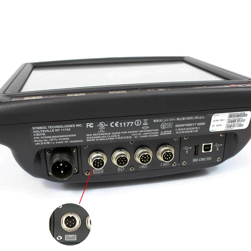 [AUSTRALIA] - USB Scanner Cable Replacement 25-71918-01R for Symbol VC5090 to LS3408 DS3407 DS3408 DS3508 Handheld Barcode Scanner Mobile Computer, 6Pin, 9ft Coiled 
