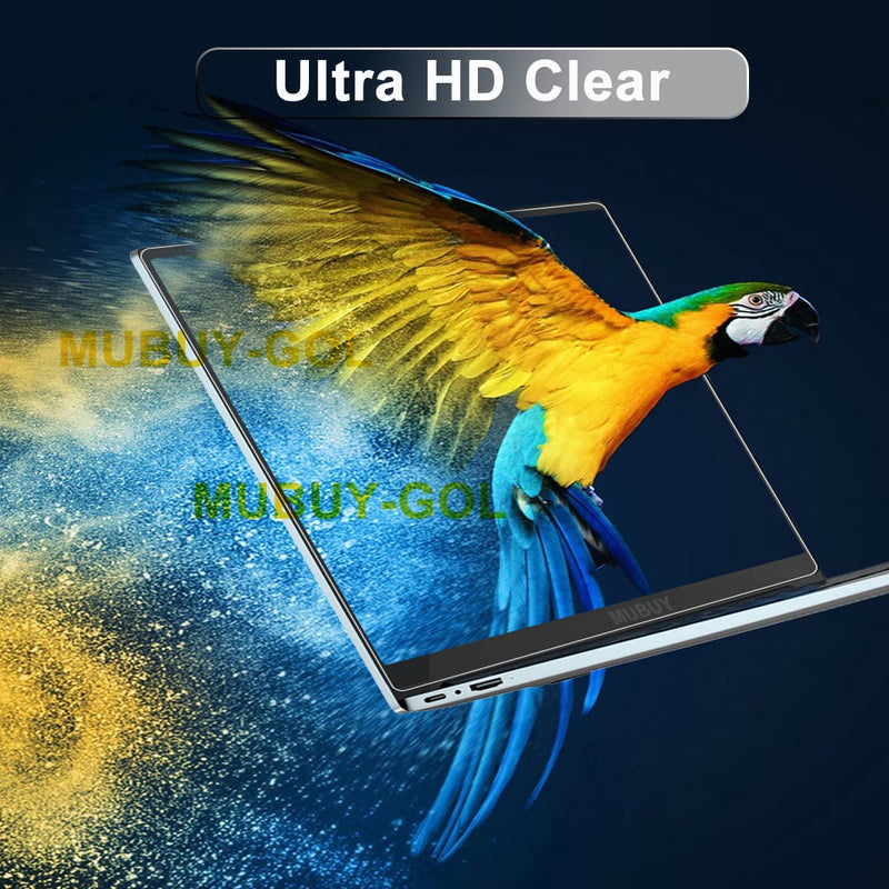 15.6" Laptop Screen Protector Tempered Glass (345x194mm/ W x H) for 15.6" HP/Dell/ASUS/Sony/Samsung/Lenovo/Acer/MSI/LG/Razer Blade 15.6" 16:9 Laptop, 9H Hardness, Anti Fingerprint, Bubble Free 15.6"(16:9)