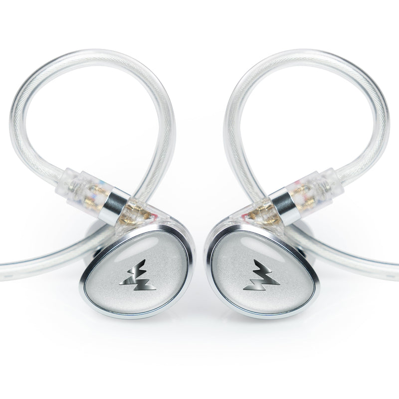 Whizzer Kylin HE01+ in-Ear Headphones Clear Sound Deep Bass PU&PEEK Hybrid Diaphragm 7N OFC Interchangeable Cable Hi-Res Certified in-Ear Monitor