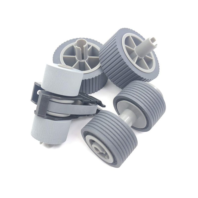OKLILI 1SET X PA03740-K010 PA03740-K011 Consumable Kit Pick Roller + Brake Roller Pickup Roller Separation Roller Compatible with Fujitsu fi-7600 fi-7700 fi-7700S PA03740-K010 + PA03740-K011