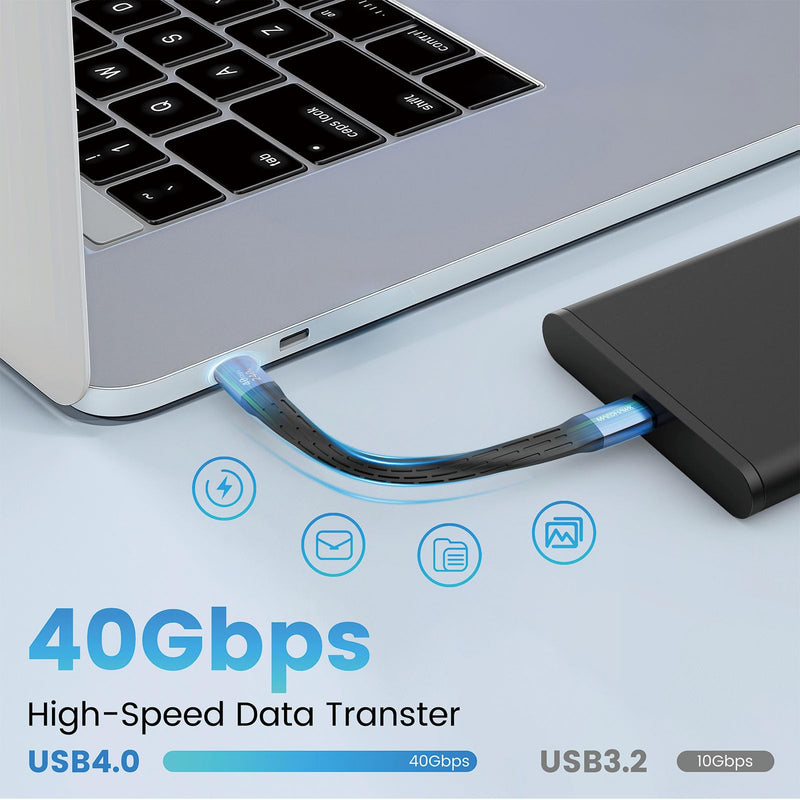 MaedHawk USB-C Cable Bundled with Bypass Adapter Through USC C Charging Port