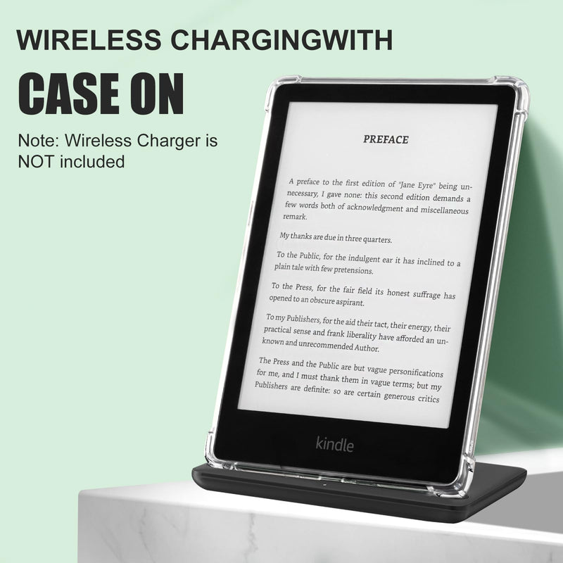 Clear Case for All-New Kindle Paperwhite 11th Gen 2021 & Signature Edition(6.8") - Lightweight, Scratch-Proof Silicone Back Cover, Clear ***A-Clear