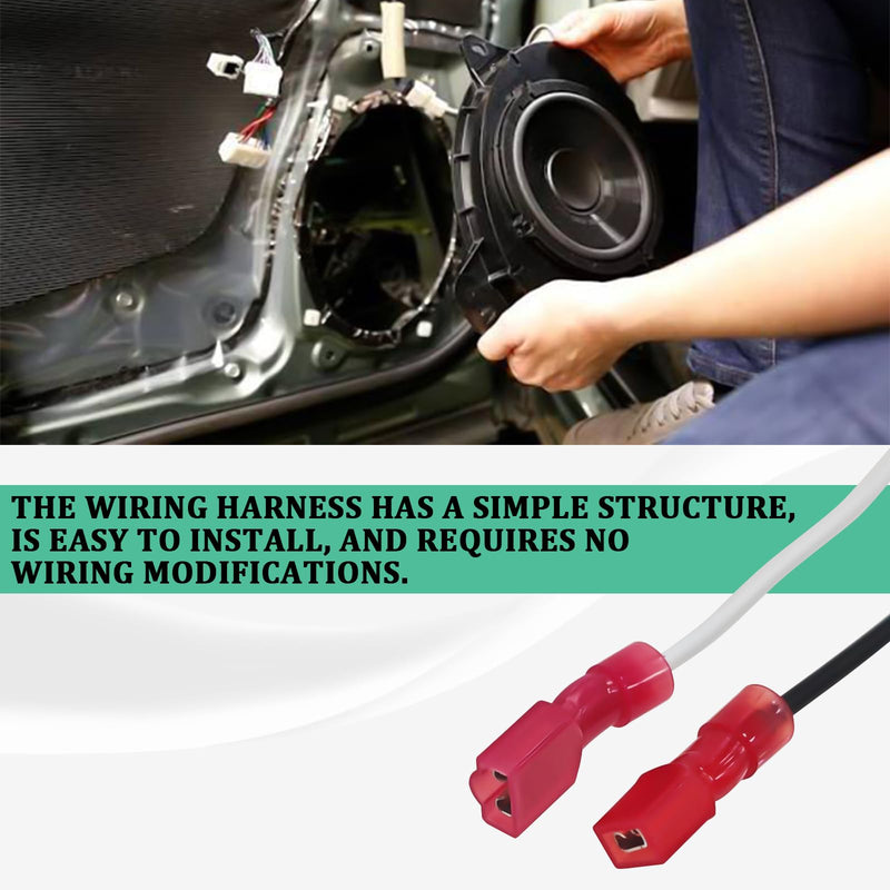72-7800 Speaker Wiring Harness Adapter, 4 PCS Copper Core Car Door Speaker Connector Plug Replacement for Honda & Acura Vehicles Civic CR-V Accord Ridgeline Integra TSX TL MDX Door Audio System 10PCS
