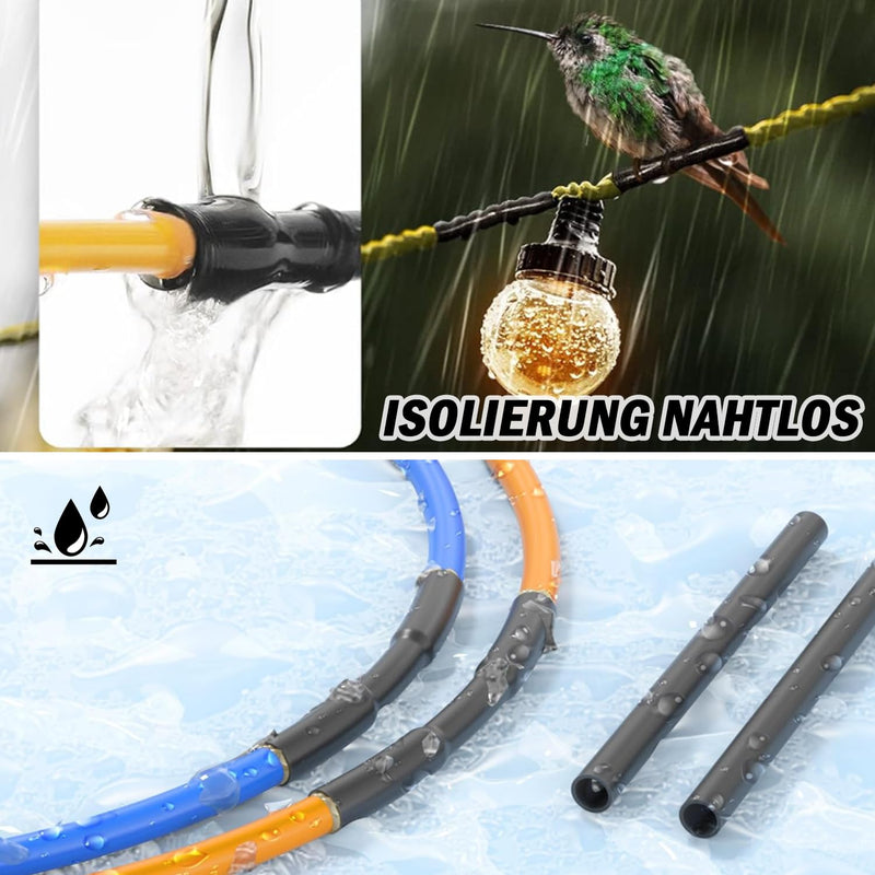 [AUSTRALIA] - Heat Shrink Tubing, 270 Pieces, 3:1 Ratio, Adhesive Coated Heat Shrink Tubing, Marine Quality, 45 mm Length, Heat Shrink Connector, Waterproof, Perfect for Home, Automotive, Industry, 