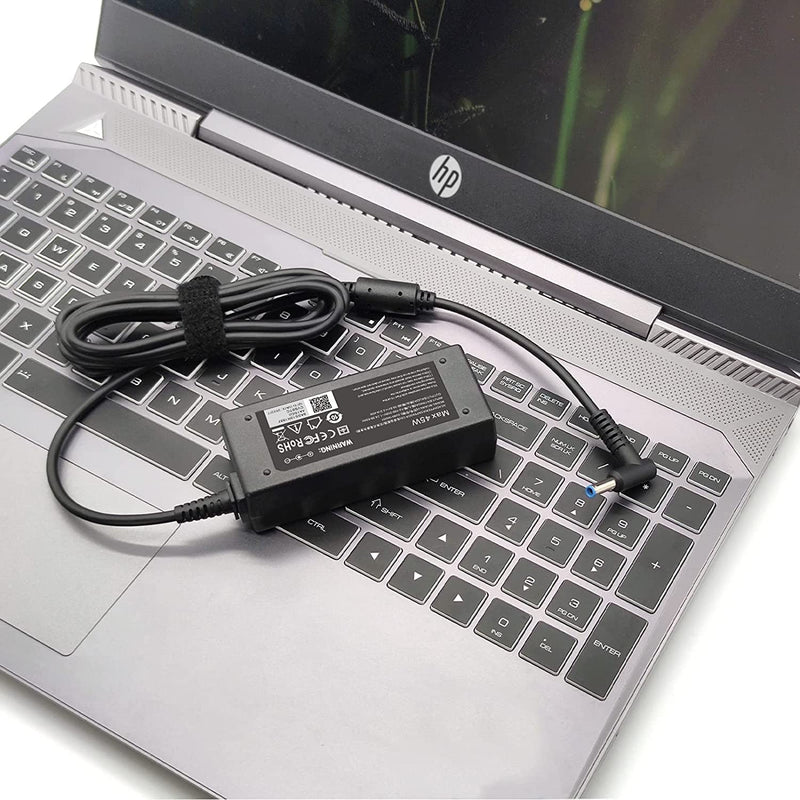 45W 19.5V 2.31A for HP Laptop Charger Blue Tip, HP Pavilion x360 11 13 15, Zbook 14u G4 G5 15u 15 G3, 15-f111dx 15-f211wm 15-f233wm 15-f278nr 15-r052nr 15-r132wm with Power Cord 45W hp laptop charger