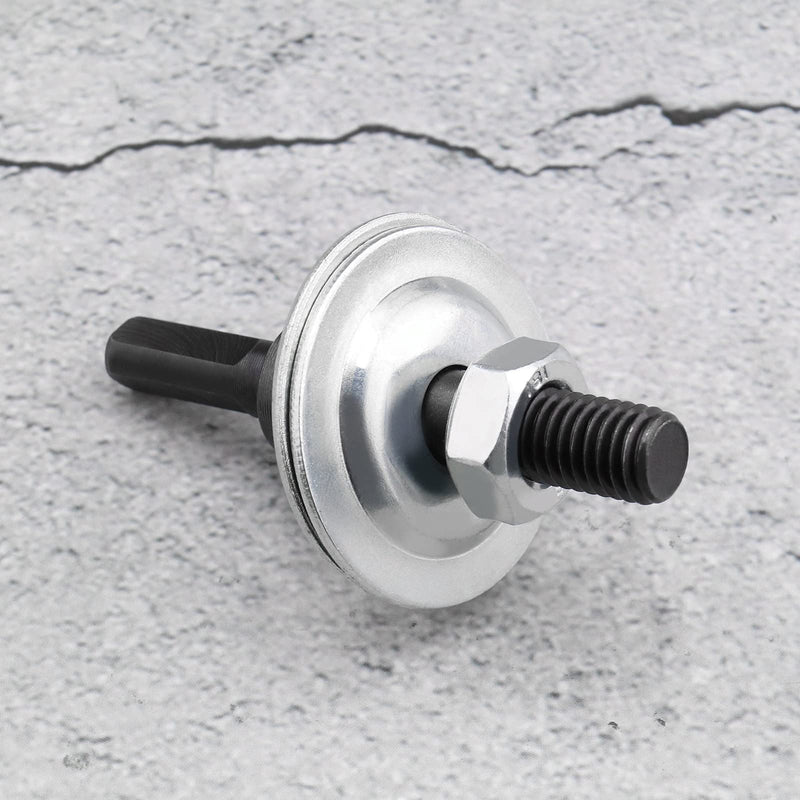 OTOTEC 2 Sätze Bohrdorn-Adapter-Kit Polierscheiben-Adapter für Schleifscheibe Faserscheibe Wollscheibe Stoffscheibe Umwandlungsstange Gewindedurchmesser 9,9 Mm