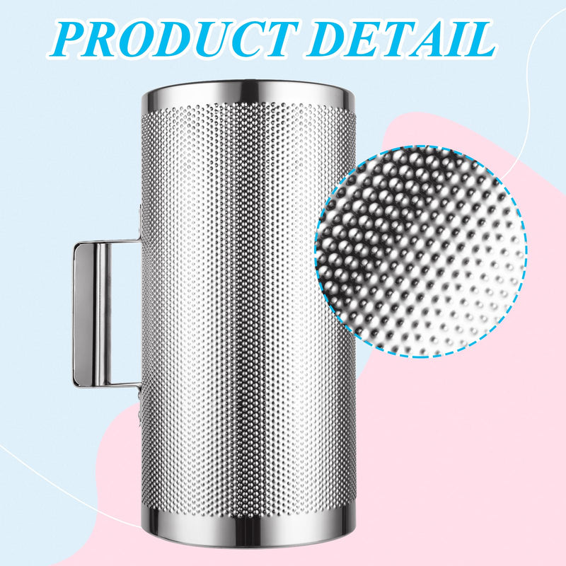 Metal Guiro Instrument, 12" x 6" Stainless Steel Guiro Shaker with Scraper Latin Percussion Instrument Musical Training Tool, Guira Dominicana