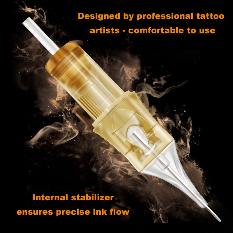 [AUSTRALIA] - Cartridge Needles – Pack of 20 Professional 0803RLL Cartridge Needles Disposable Standard Round Liner 