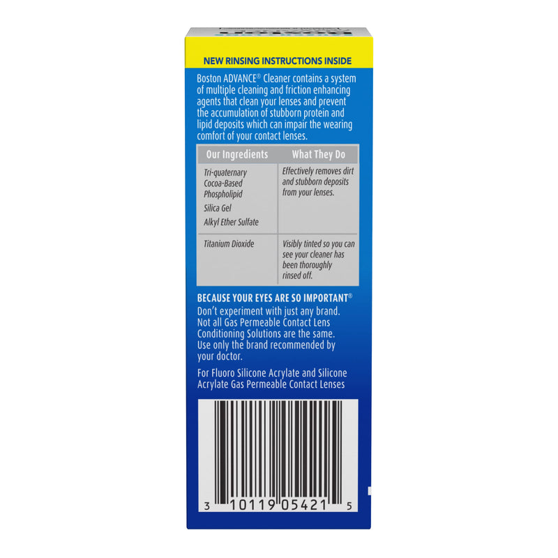 Boston Advance Contact Lens Solution by Bausch+ Lomb, for Gas Permeable Contact Lenses, 1 Fl Oz (Packaging May Vary) 1 Fl Oz (Pack of 1)
