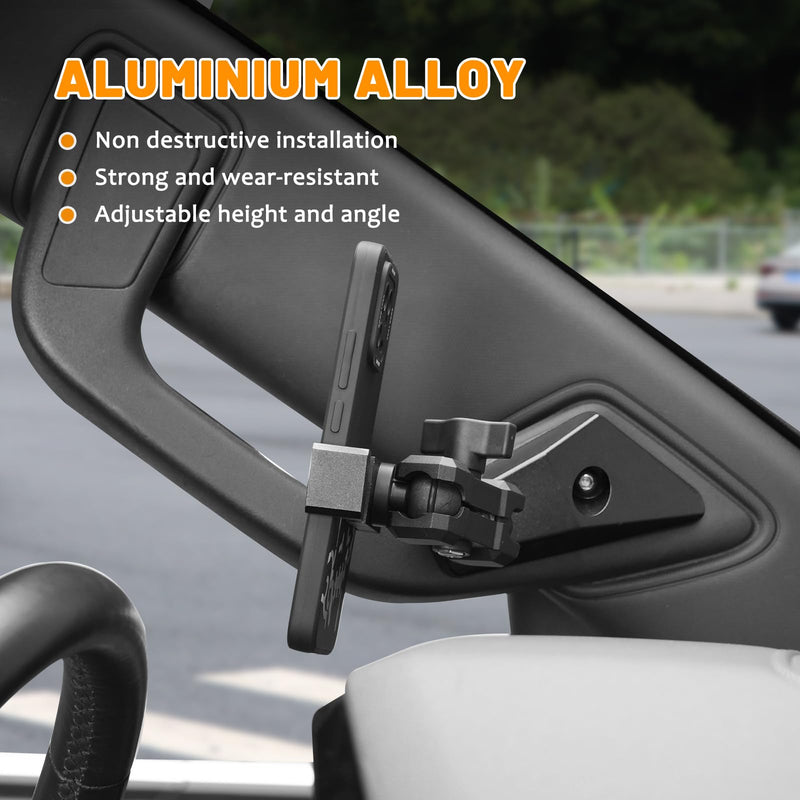 Phone Holder Mounts on Dashboard for 2022-2024 2025 2026 Silverado&Sierra Custom Adjustable Stabilizer Silverado Cell Phone Holder Gmc Sierra 1500 Accessories