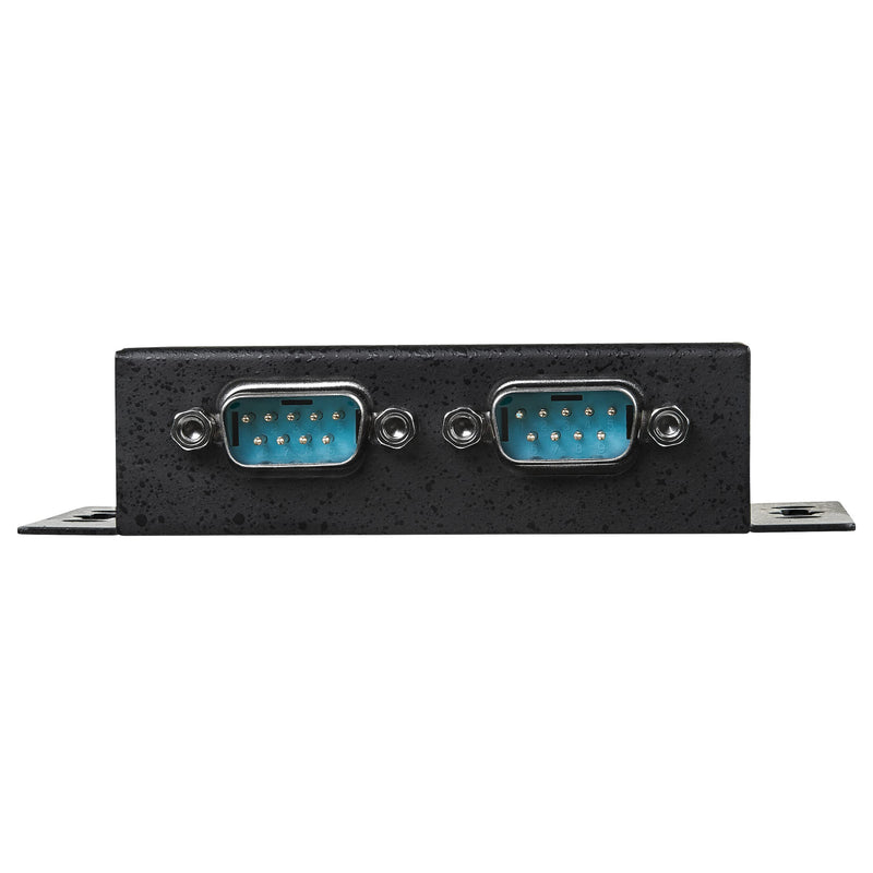 StarTech.com USB to Serial Adapter - 2 Port - Wall Mount - Din Rail Clips - Industrial - COM Port Retention - FTDI - DB9 (ICUSB2322I)