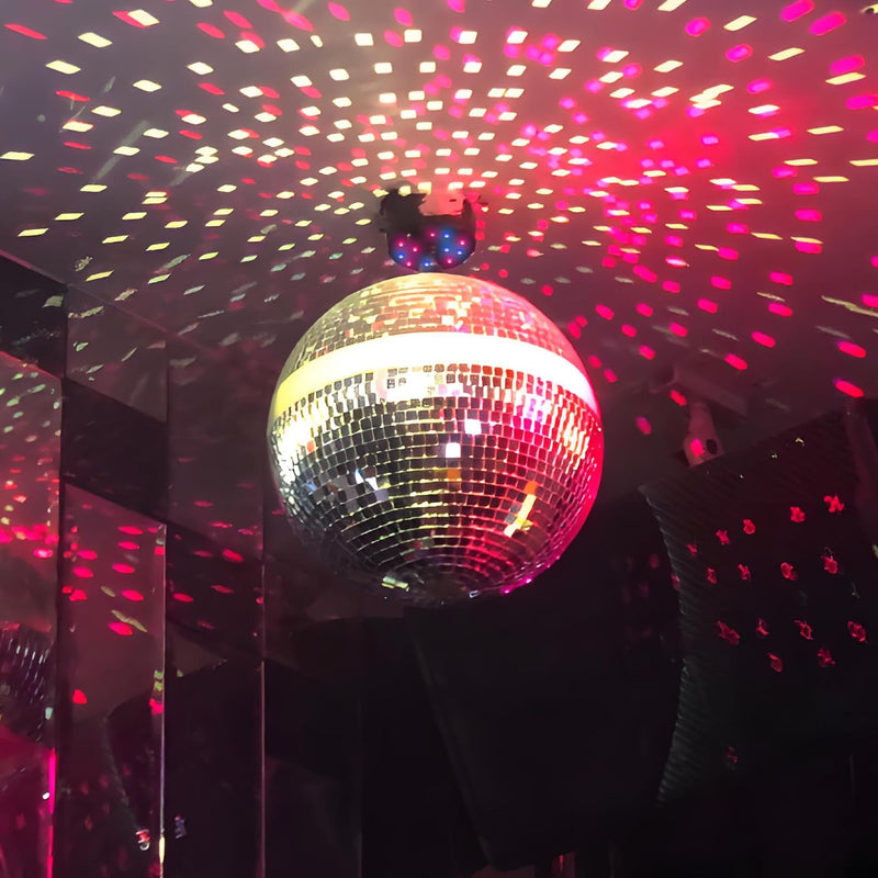 3-15RPM Disco Ball Motor Light,Adjustable Speed Disco Ball Spinner can Hang 4 6 8 12 16in Mirror Balls,Perfect for Christmas,DJ,Birthday Party Decor Disco Motor Light
