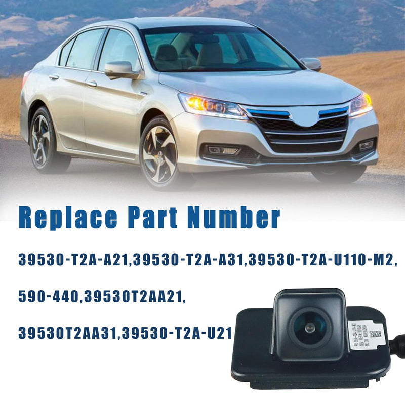 Backup Camera Rear View Camera Fits for Honda Accord 2014 2015 2016 2017 | Reversing Parking Assist Camera Rear View Replaces # 39530-T2A-A21 39530-T2A-A31 39530-T2A-U110-M2