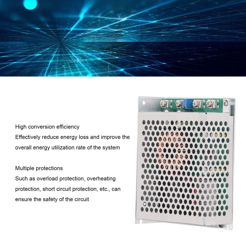 DC to DC Down Module 50A 1000W DC25-90V Input Adjustable Voltage Regulator Converter Module with Fan DC2.5-50V Output