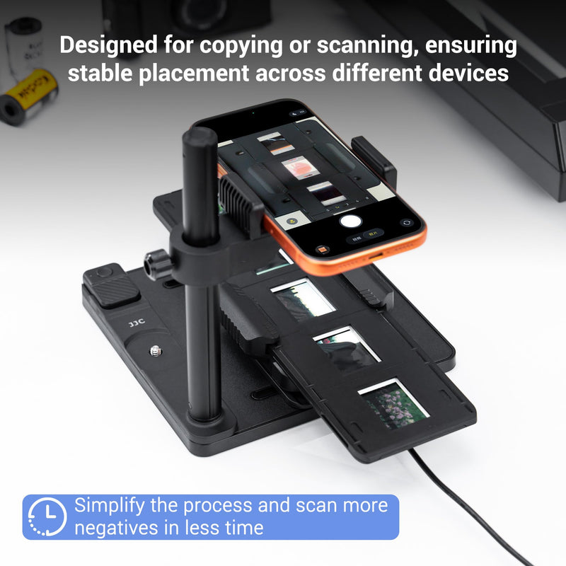 [AUSTRALIA] - JJC 35mm Photo Slide Mount Holder, Compatible with Film Scanners, Mobile Film Scanner Convert & Negative Film Digitizer, Keeps Film Flatness and Stability for Easy Copying Scanning 35mm Slide Mount Holder 