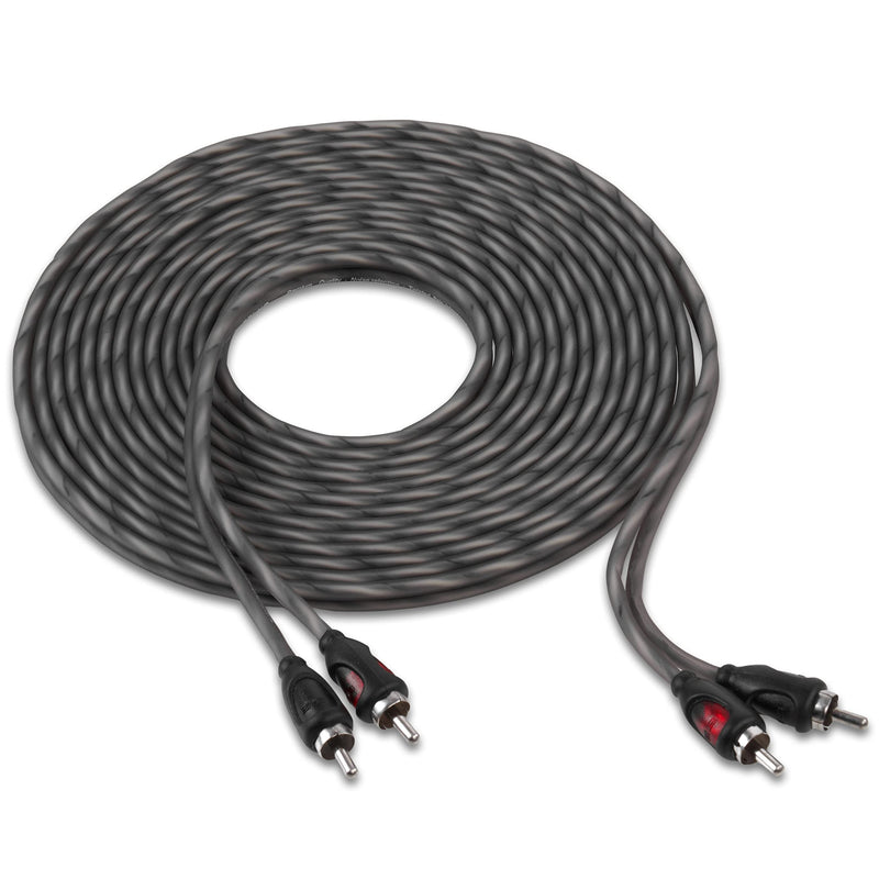 Belva Complete 1/0 Gauge 2-Channel Copper-Clad Amp Wiring Kit [RED] with 2-Channel RCA Interconnects [BAK02] | With 2-Channel RCA Interconnects [BAK02] Red 1/0 Gauge | 2-Channel