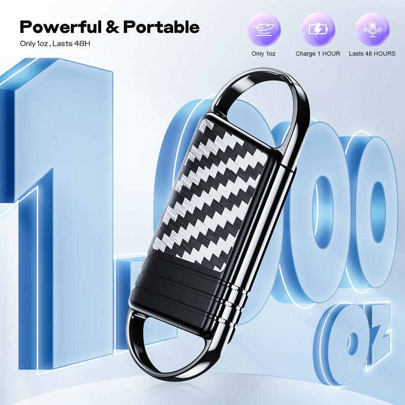[AUSTRALIA] - 72GB Digital Voice Recorder - Xelarvex Voice Activated Recorder AI-Intelligent Noise Reduction, 4800 Hours Recording Device, Audio Recorder for Lectures/Interviews/Meetings 72GB 