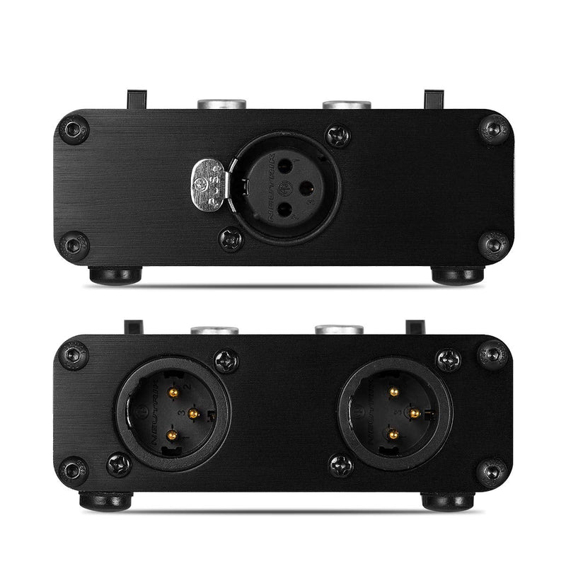 [AUSTRALIA] - 2 Way XLR Balanced Stereo Audio Switcher Passive A/B Mini Switch Box Mixer Sound Splitter (KN102, 1-IN-2-OUT) KN102-1-IN-2-OUT 