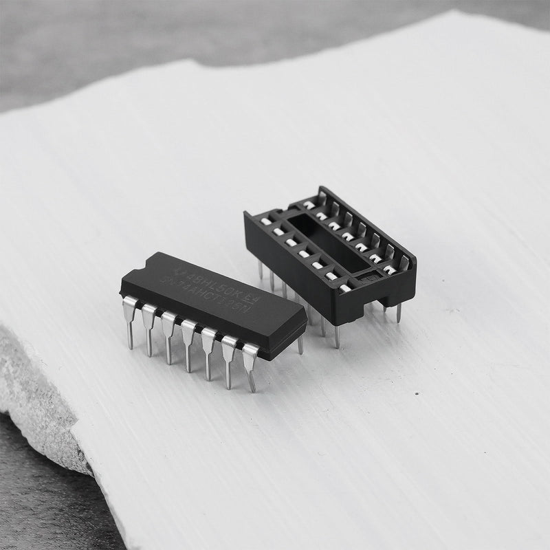 [AUSTRALIA] - Be In Your Mind 5 Sets SN74AHCT125N Quad-Bus Buffer Chips with Three States and Sockets for Buffering Digital Circuits 