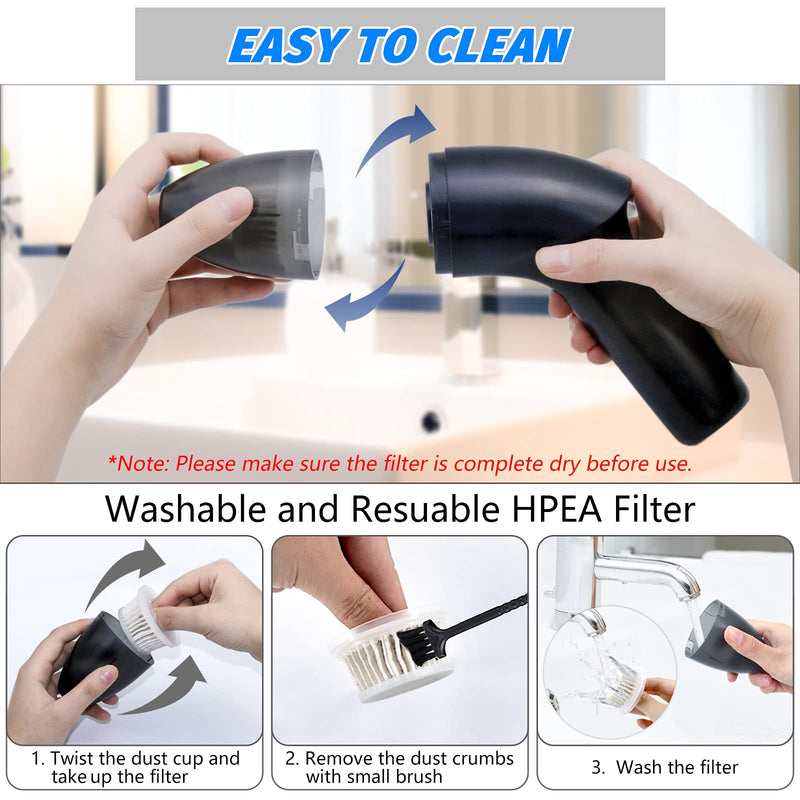 4.3Kpa Keyboard Vacuum Cleaner Mini：Handheld Computer Vacuum Cordless for Car Laptop Sewing Machine Portable Keyboard Vac USB Desk Crumbs Dust Cleaners