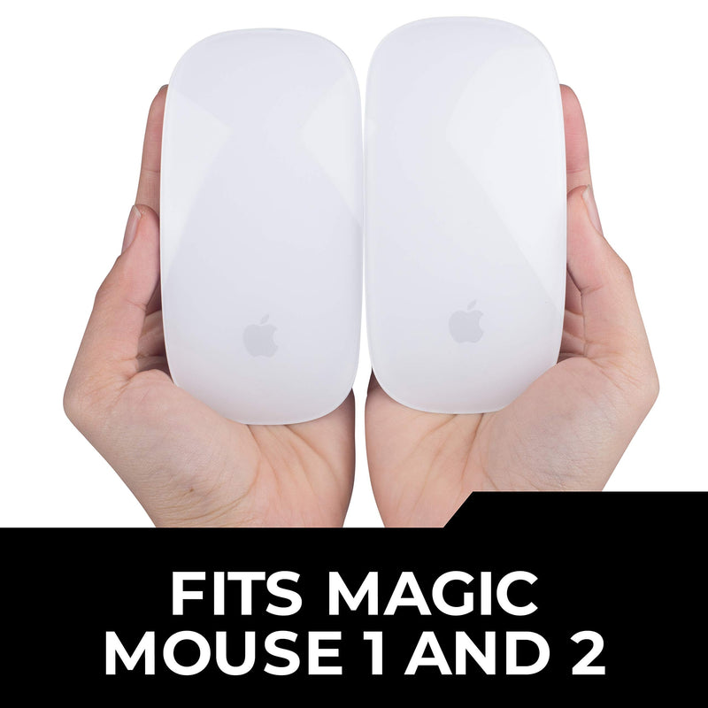 Mello Silicone Cushion Compatible with Apple Magic Mouse 1 & 2 (Tuxedo Black) Tuxedo Black