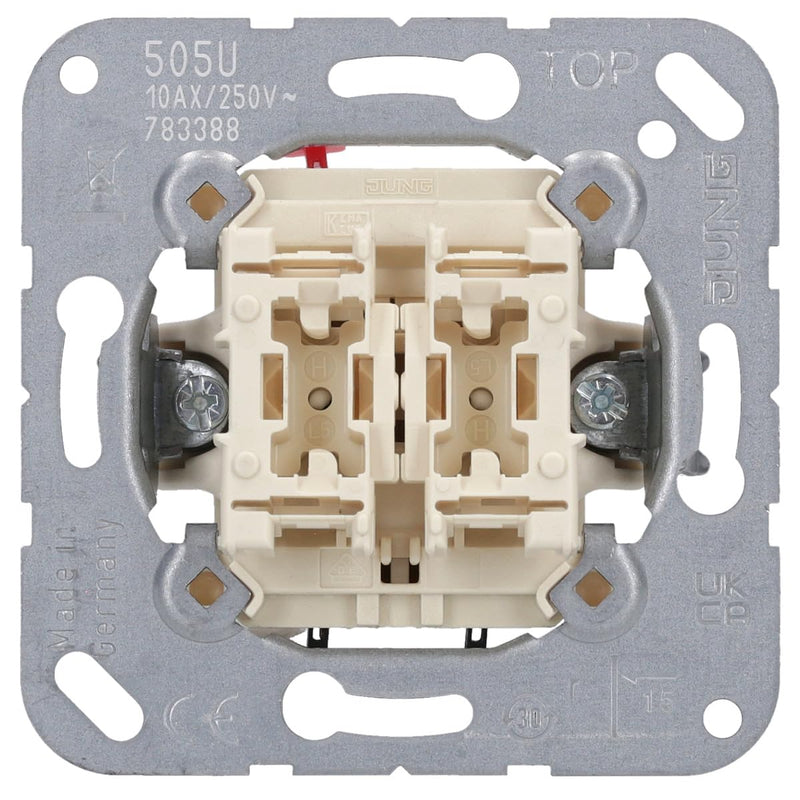 Jung LS Design Switches & Sockets – Choice of Sets, Alpine White 505U Wippschalter Serie