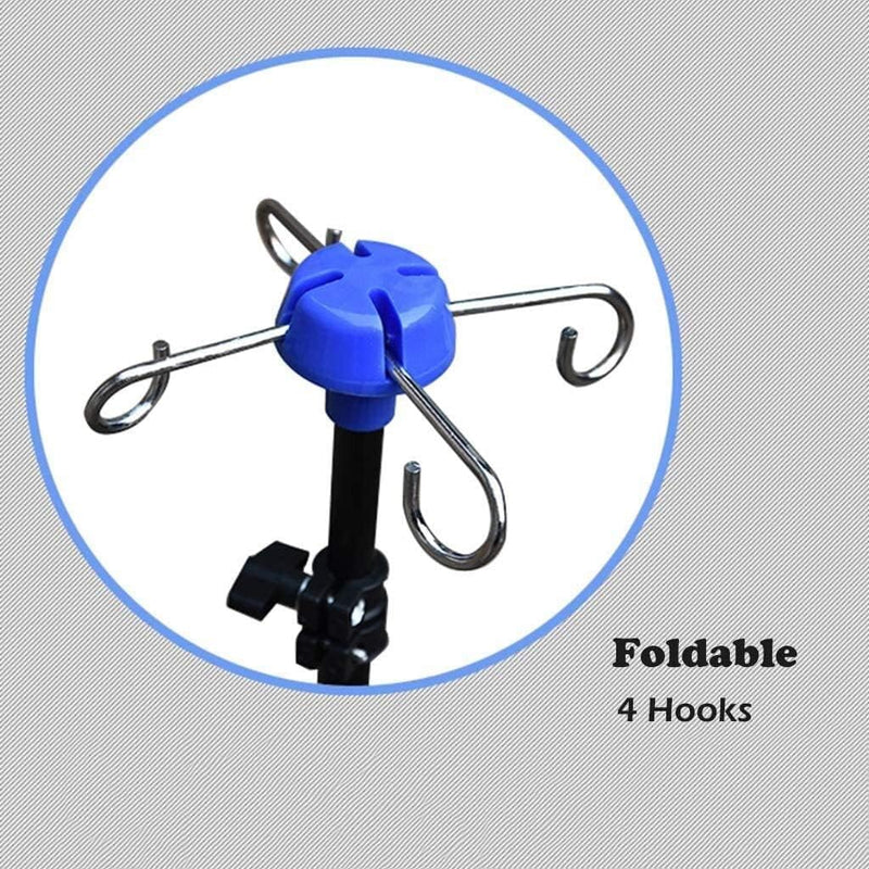 Jokerzi Foldable Household Infusion Stand, Portable and Mobile Medical Bottle Infusion Stand