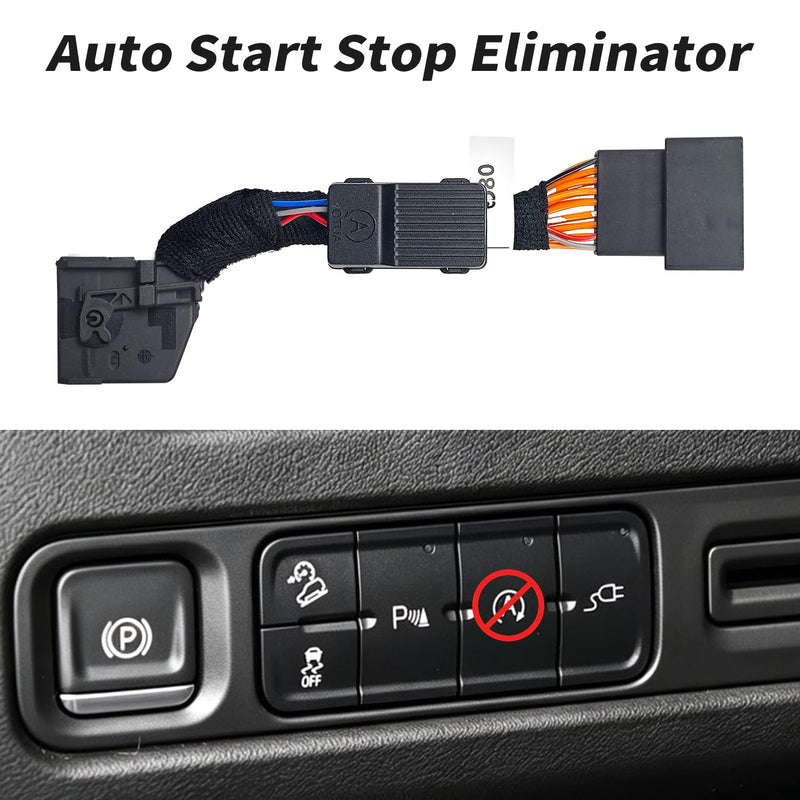 Auto Start Stop Eliminator for 2021-2026 GMC Yukon | 2021-2026 Chevy Tahoe | Suburban Plug Play Autostop Eliminator Memory Module Essential Accessories No Error