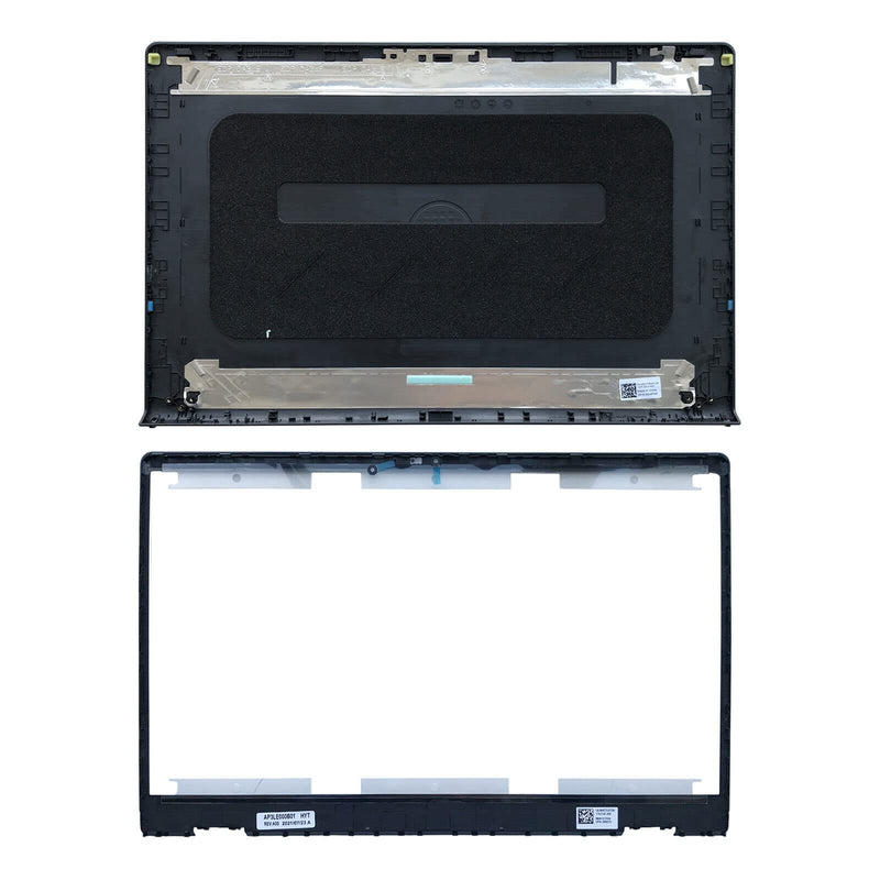 Replacement Laptop LCD Cover Back Rear Top Lid Front Bezel with Hinges for Dell Inspiron 15 3510 3511 3515 00WPN8 0WPN8 09WC73 9WC73 AP3LE000901 Gray back cover&bezel cover&hinges