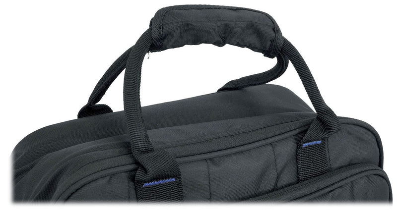 Rockville MB1313 DJ Gear Mixer Bag Case 13 x 13 x 6 Inches, Dual-Layer Foam Padding, YKK Zippers, Front Pocket, Adjustable Strap, for Mixers, Controllers, FX Pedals