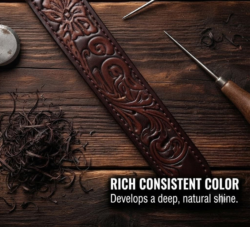 Tooled Leather Band Compatible with Apple Watch Ultra 3 2 1 & Series 11/10/9-3 SE, 3D Floral Western Strap for Men Women Antique Walnut / Black 44/45/46/49mm Ultra/42mm(S 1/2/3)