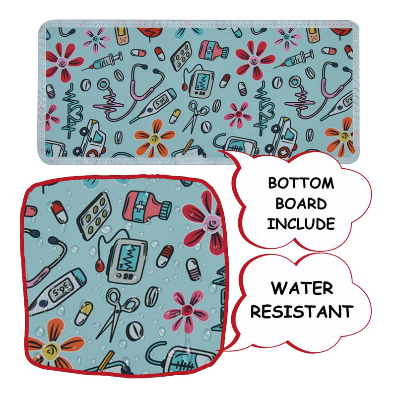 [AUSTRALIA] - NGIL Zip-Top Tote Bag with Exterior Pockets for Working Women, Teachers, Nurses, and Moms, Design in USA Ngil Zip-groovy Nurse-navy 