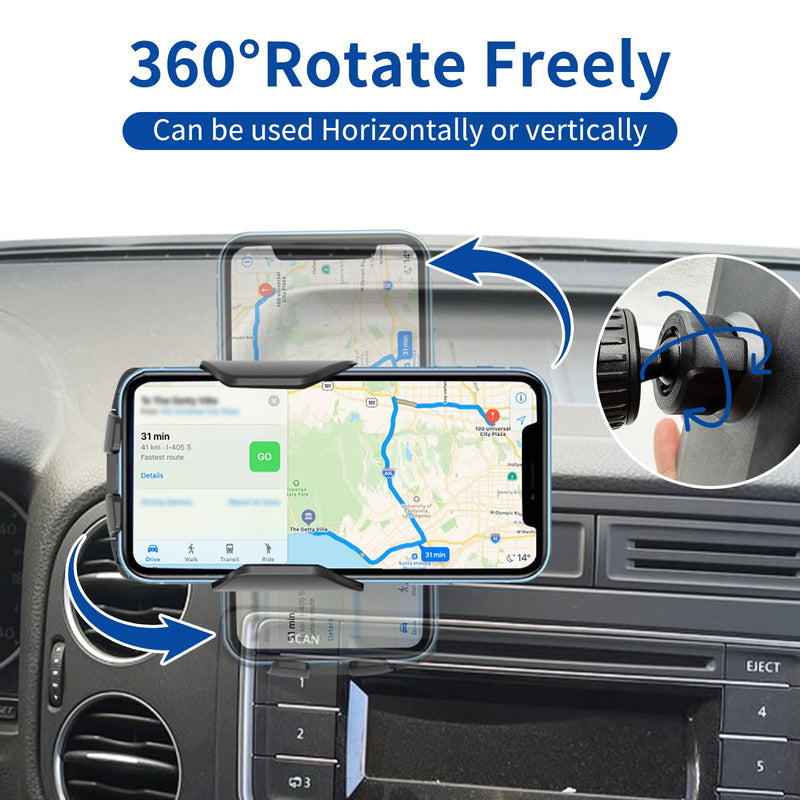 Car Phone Mount Fit for Volkswagen Tiguan 2009-2017 Phone Holder Navigation，for VW Tiguan Cellphone Mobile Cradle Auto Accessories Bracket Anti-Shake，360 Degree Rotation，Compatible for All Cell Phones