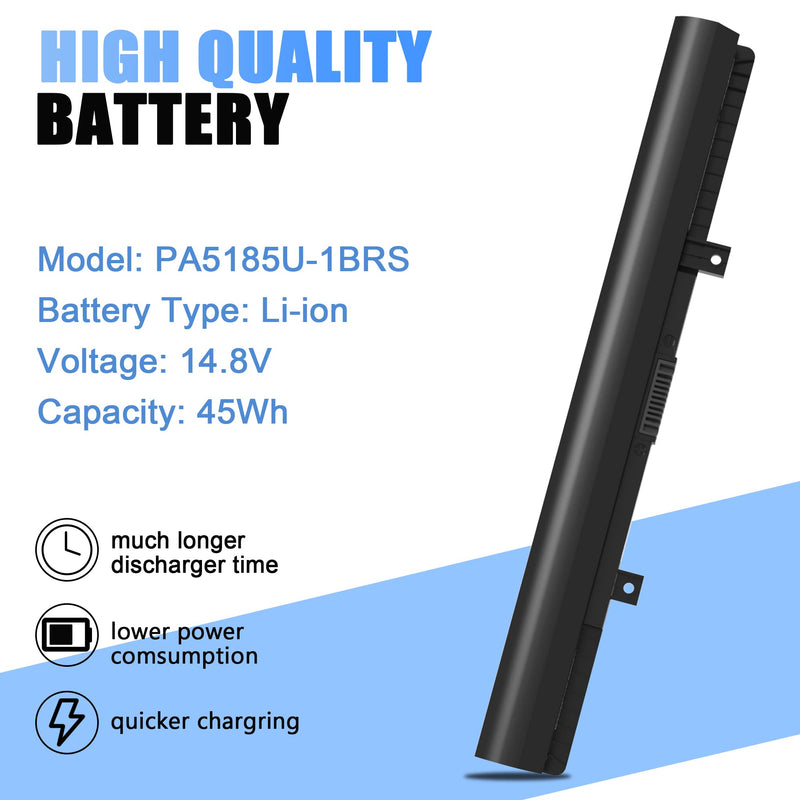 PA5185U-1BRS Laptop Battery for Toshiba Satellite C55 C55D C55T S55 S55T L55 C50-B L55T L55D C55-B C55-B5200 C55-B5299 C55-B5300 C55-B5302 E45-B4100,P/N: PA5184U-1BRS PA5195U-1BRS PA5186U-1BRS