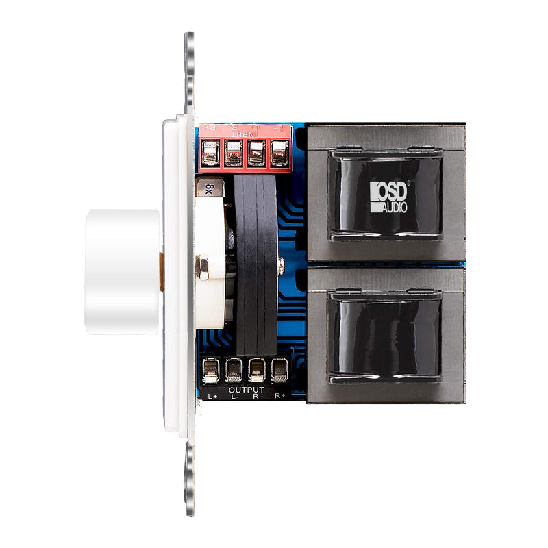 [AUSTRALIA] - OSD 100W in Wall Volume Control Impedance Matching for Home Speakers, Rotary Knob White SVC100 White/Ivory/Almond 