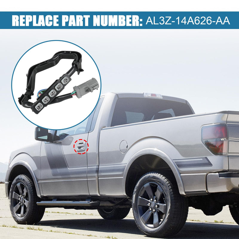 Keyless Entry Wired Door Keypad Actuator Push Button Array Manual Touch | Compatible with Ford F-150 2004-2014 Compatible with Lincoln Mark LT 2006-2008 Replace# AL3Z-14A626-AA
