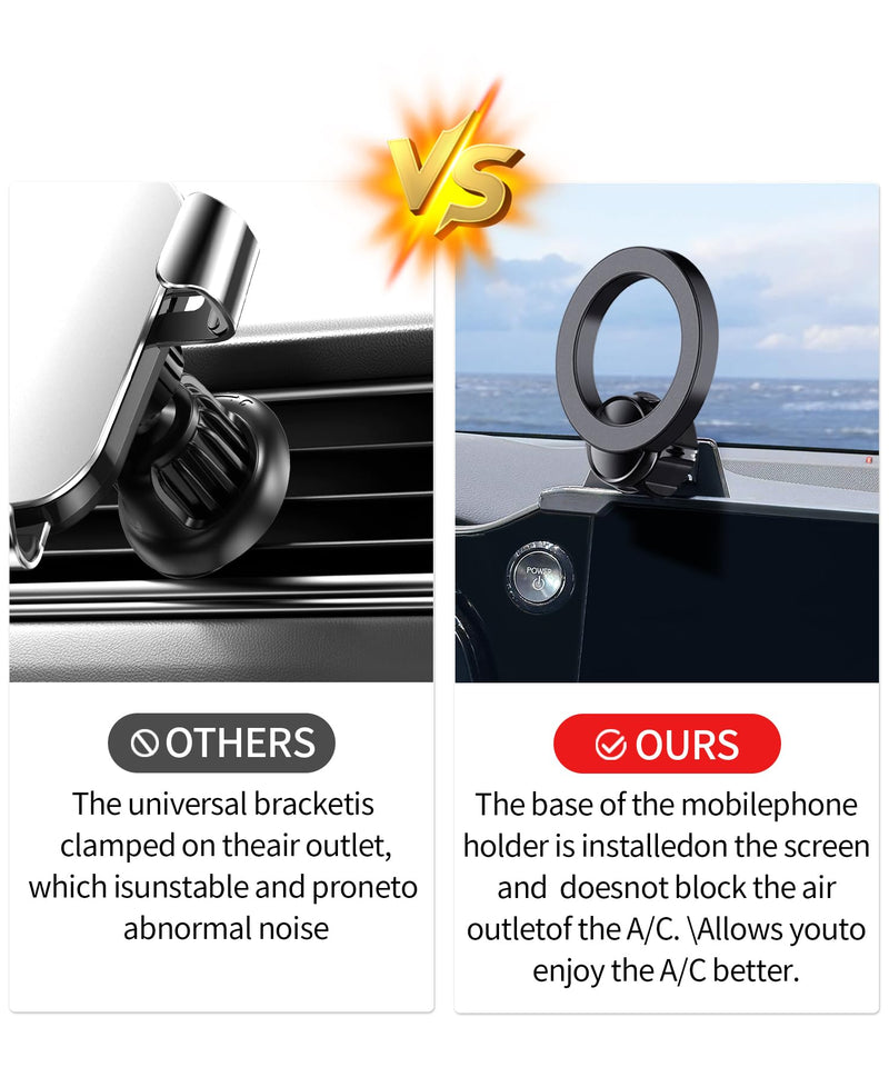 Car Phone Holder for Lexus NX NX350/ NX350h/ NX450h+ 2022-2026, 14" Screen | NX450h+F Sport 22-26, Magsafe Accessories Magnetic Cell Phone Mount Clip Compatible with iPhone, 3D fit Navigation Bracket for 22-26 NX (14-Inch only)