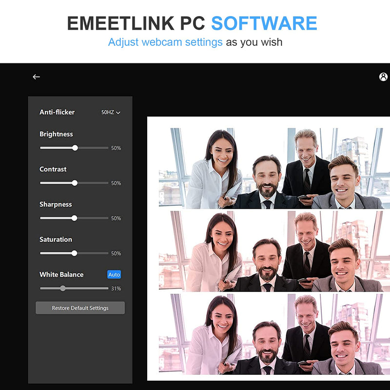 EMEET 1080P Webcam with Microphone, C960 Web Camera 2 Mics Streaming Webcam | 90°FOV Computer Camera, Plug and Play USB Web Cam for Online Calling/Conferencing, Zoom/Teams/Facetime/YouTube, Laptop/PC Clear 1080P w/ 90° Wide FOV