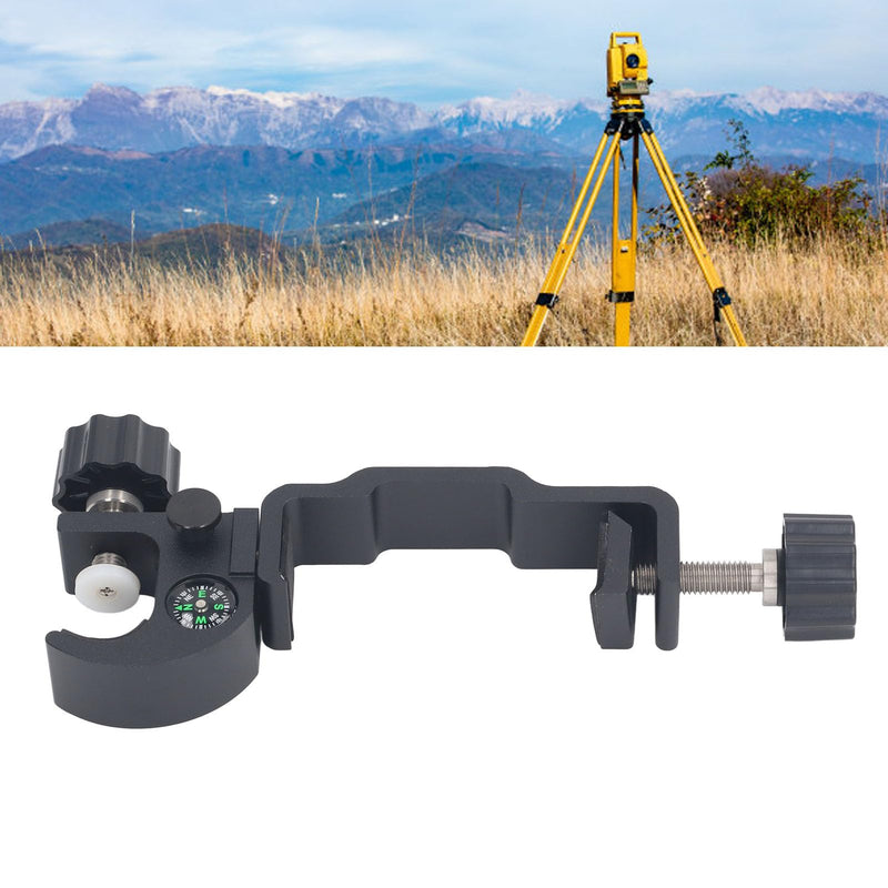 Fockety Universal Data Collector Bracket Fit for Trimble, for TOPCON, for SOKKIA, GPS RTK Surveying, Aluminum Alloy Professional RTK Pole Clamp with Design, Compact and Portable