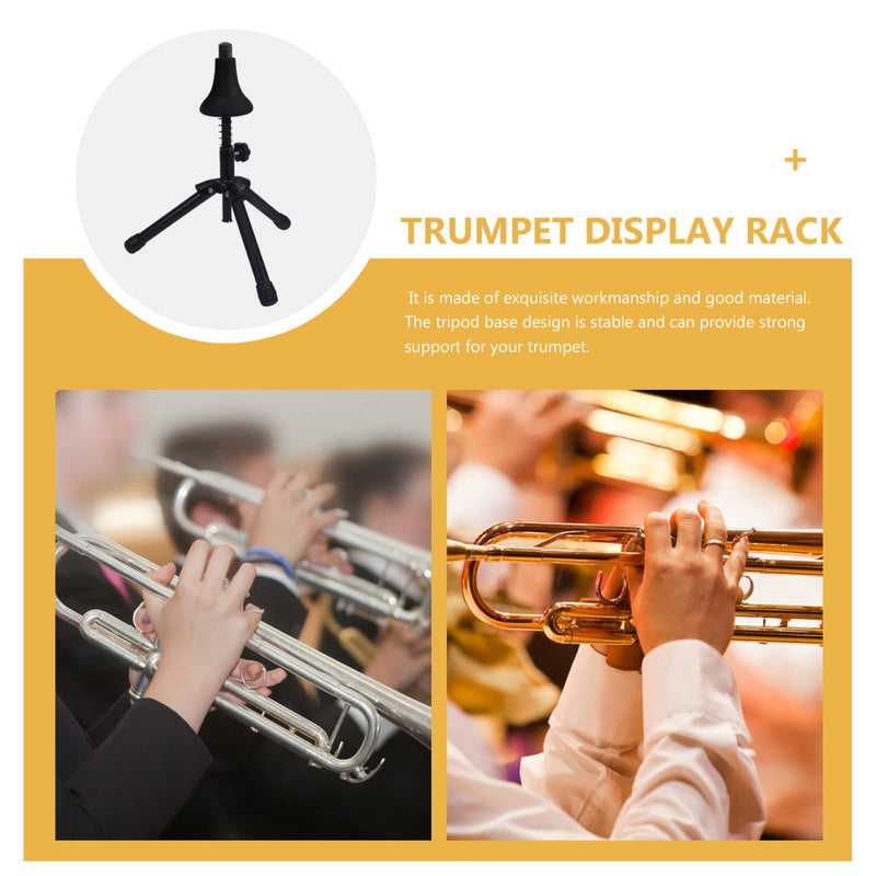 Clarinet Instruments Iron Flugelhorn Displaying Folding Storage Tripod Professional Musical Leg Instrument Portable Trumpet Trumpets Prop Brass Stand for Foldable Display Holder Horn