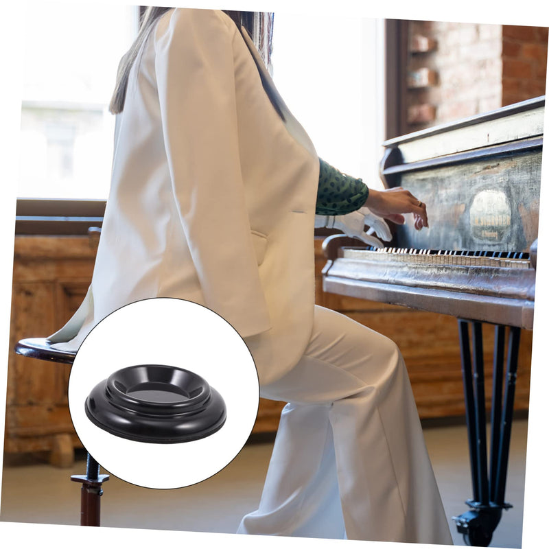 4pcs Piano Mat Piano Coaster Furniture Table Feet Caps Piano Caster Mat Piano Foot Leg Mat Piano Caster Pads Round Place Mats Piano Feet Pads Anti-Noise Abs Sound Insulation Mat