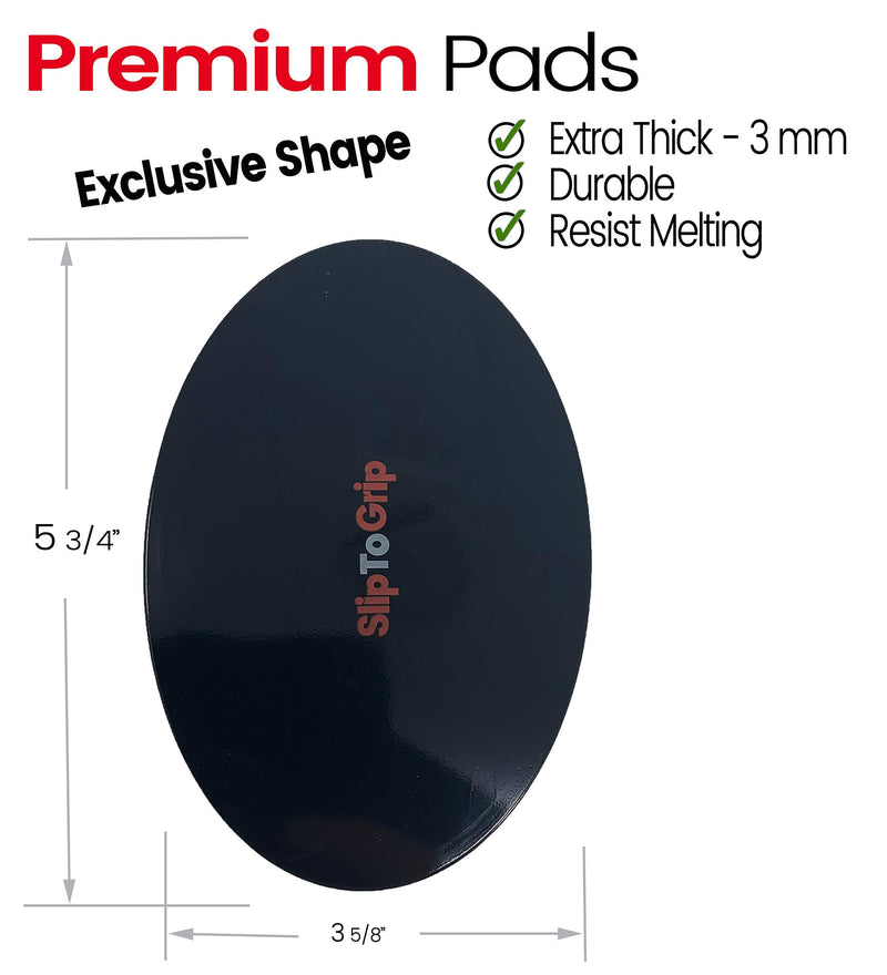 SlipToGrip Premium Cell Pads Twin Pack - Two Universal Cell Pads. Sticky Anti-Slip Gel Pads - Holds Cell Phones, Sunglasses, Coins, Golf Cart, Boating, Speakers.